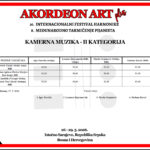 KAMERNA MUZIKA – II KATEGORIJA