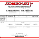 KAMERNA MUZIKA – III KATEGORIJA